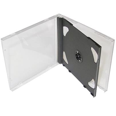 Jewel box + tray (plastový obal na 2 CD)