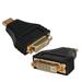 Kab. redukce HDMI na DVI, M/F,zl. kontakty, černá