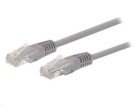 Kabel C-TECH patchcord Cat5e, UTP, šedý, 7,5m