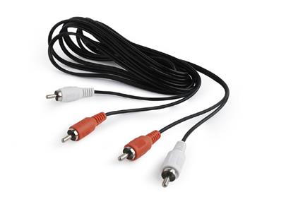Kabel CABLEXPERT přípojný 2xcinch/2xcinch, 5m, audio