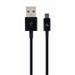 Kabel CABLEXPERT USB 2.0 AM na MicroUSB kabel (AM/BM), 1m, černý