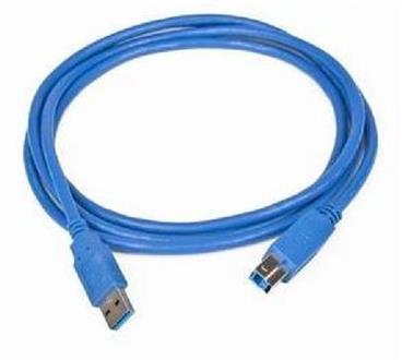 Kabel GEMBIRD C-TECH USB A-B 3m 3.0, modrý