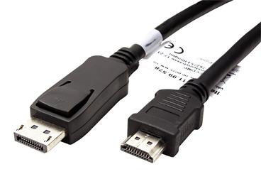 Kabel HDMI DisplayPort 1.0m DP M/ HDMI-A(M)
