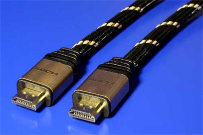 Kabel HDMI (M) / HDMI (M), 1m (Gold HDMI High Speed)