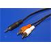 Kabel jack 3,5M - 2x cinch(M), 3m
