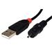 Kabel napájecí USB -> souosý napájecí konektor 2x0,6mm, 1,5m