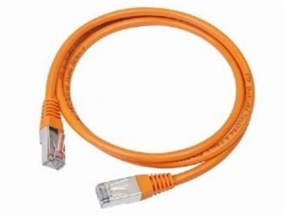 KABEL PATCH UTP kat. 5e, 0.25m s ochranou oranžový GEMBIRD