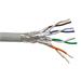 Kabel S/FTP (PiMF) kulatý, kat.7, 100m, drát, AWG23