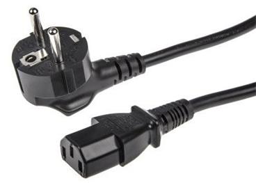Kabel síťový / napájecí 230V 3x1,5mm2, pro vysokou zátěž do 4000W, 1,5m, C13 - Schuko, High quality