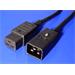 Kabel síťový prodlužovací 16A (IEC320-C19/C20), 2m