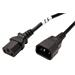 Kabel síťový prodlužovací, IEC320 C14 - C13, 10m, černý
