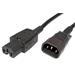 Kabel síťový prodlužovací, IEC320 C14 - C15, 1,5m (356.1259)