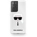 Karl Lagerfeld PC/TPU Head kryt Samsung Galaxy S21 Ultra čirý