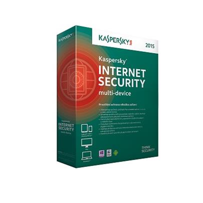 Kaspersky Internet Security multi-device 2015 CZ, 1 zařízení, 1 rok, obnovení licence, konkurenční přechod, elektronick