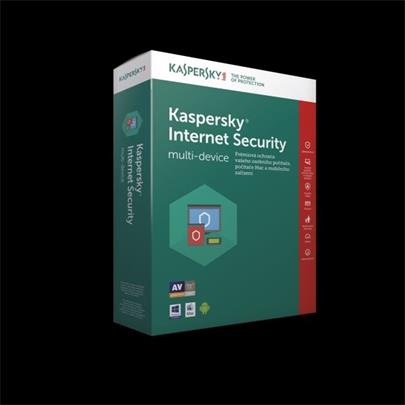 Kaspersky Internet Security multi-device 2017 CZ, 1 zařízení, 1 rok, nová licence, elektronicky