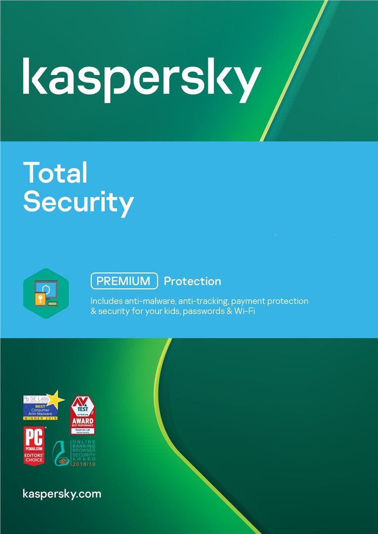 Kaspersky Total Security 2018 CZ, 2 zařízení, 24 měsíců - (ESD)