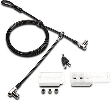 Kensington Universal 3-in-1 Keyed Cable Lock - Twin Lockheads for Laptops & Other Devices