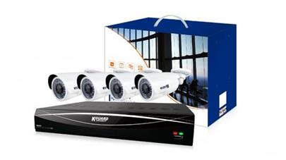 KGUARD hybrid set HD481-4WA813F 4+2 (CCTV+IP)kanálový rekordér 1080P/720p/960H/IPcam+4x 2M barevná venkovní kamera
