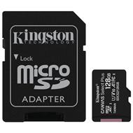 KINGSTON 128GB microSDHC CANVAS Plus Memory Card 100MB/85MBs- UHS-I class 10 Gen 3