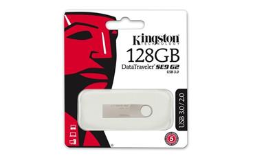 KINGSTON 128GB USB 3.0 DataTraveler SE9 G2 Dark Nickel - read/write 200/50MB/s
