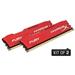 Kingston 16GB 1600MHz DDR3 CL10 DIMM (Kit of 2) HyperX Fury Red Series