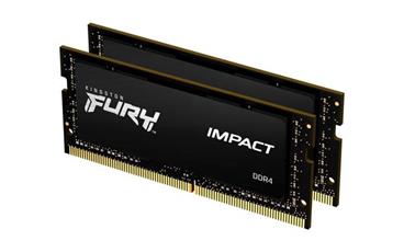 KINGSTON 16GB 2933MHz DDR4 CL17 SODIMM (Kit of 2) FURY Impact