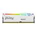 KINGSTON 16GB 6000MT/s DDR5 CL40 DIMM FURY Beast White RGB XMP