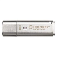 Kingston 16GB IKLP50 IronKey Locker+ 50 AES USB, w/256bit Encryption