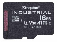 Kingston 16GB microSDHC Industrial C10 A1 pSLC Card Single Pack