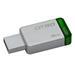 KINGSTON 16GB USB 3.0 DataTraveler 50 (Kovový/Zelený)