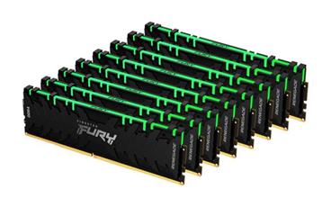 KINGSTON 256GB 3200MHz DDR4 CL16 DIMM (Kit of 8) FURY Renegade RGB