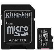 KINGSTON 256GB microSDXC CANVAS Plus Memory Card 100MB/85MBs- UHS-I class 10 Gen 3