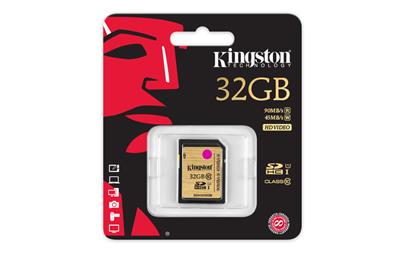 KINGSTON 32GB Secure Digital (SDHC) Class 10/UHS-I Ultimate Flash Card