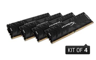 KINGSTON 64GB 2666MHz DDR4 CL13 DIMM (Kit of 4) XMP HyperX Predator