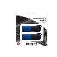 Kingston 64GB USB3.2 Gen 1 DataTraveler Exodia M (Black + Blue) - 2 kusy