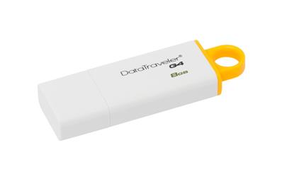 KINGSTON 8GB USB 3.0 DataTraveler I G4 - Yellow