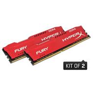 Kingston DDR4 16GB (Kit 2x8GB) HyperX FURY DIMM 2666MHz CL16 SR x8 červená