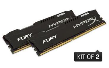 Kingston DDR4 16GB (Kit 2x8GB) HyperX FURY DIMM 3200MHz CL18 SR x8 černá