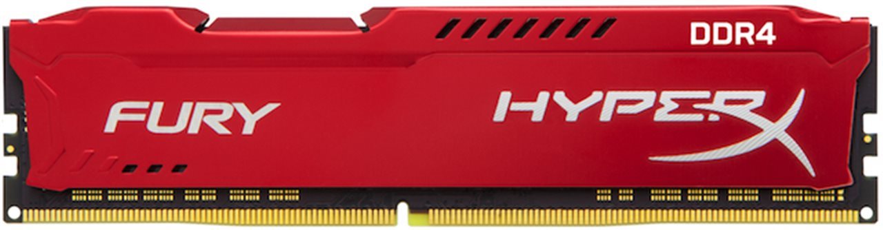 Kingston DDR4 8GB HyperX FURY DIMM 3466MHz CL19 SR x8 červená