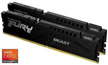 KINGSTON FURY Beast Black EXPO 16GB DDR5 5200MHz / CL36 / DIMM / Kit 2x 8GB