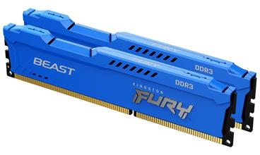 Kingston FURY Beast DDR3 16GB (Kit 2x8GB) 1866MHz DIMM CL10 modrá