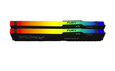 Kingston FURY Beast DDR5 64GB (Kit 2x32GB) 6400MT/s DIMM CL32 RGB EXPO