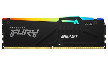 Kingston FURY Beast DDR5 64GB (Kit 2x32GB) 6400MT/s DIMM CL32 RGB XMP