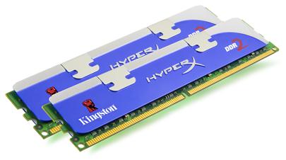 KINGSTON HyperX 4GB 1066MHz DDR2 Non-ECC CL5 (5-5-5-15) DIMM (Kit of 2)