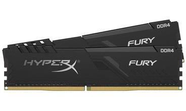 KINGSTON HyperX FURY 8GB DDR4 2400MHz / DIMM / CL15 / černá / KIT 2x 4GB