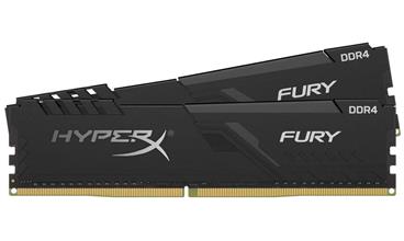 KINGSTON HyperX FURY 8GB DDR4 3000MHz / DIMM / CL15 / černá / KIT 2x 4GB