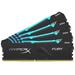 KINGSTON HyperX FURY RGB 32GB DDR4 2666MHz / DIMM / CL16 / RGB / černá / KIT 4x 8GB