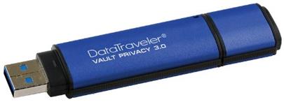 Kingston memory USB DataTraveler 4GB DTVP30, 256bit AES Encrypted USB 3.0