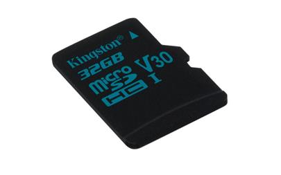 Kingston paměťová karta 32GB Canvas Go! micro SDHC UHS-I U3 (čtení/zápis: 90/45MB/s)