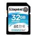 Kingston paměťová karta 32GB Canvas Go! SDHC UHS-I U3 (čtení/zápis: 90/45MB/s)